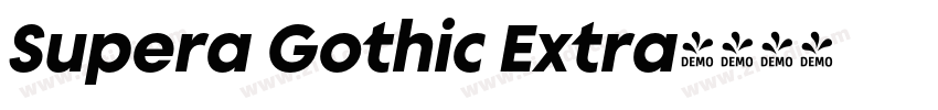 Supera Gothic Extra字体转换